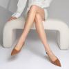 imageMostrin Slingback Kitten Heels for Women Pointed Closed Toe Heels Low Pumps Shoes for Party Work OfficeBrown Suede