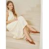 imageMostrin Slingback Kitten Heels for Women Pointed Closed Toe Heels Low Pumps Shoes for Party Work OfficeBrown Suede