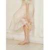 imageMostrin Slingback Kitten Heels for Women Pointed Closed Toe Heels Low Pumps Shoes for Party Work OfficeNude