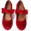imageMostrin Fashion Vintage Womens Small Bowtie Platform Pumps Ladies Sexy High Heeled ShoesRed Wp01