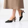 imageMostrin Kitten Heels for Women Low Heel Closed Pointed Toe Slingback Pumps Buckle Strap Dress Shoes for Daily Working WeddingBlack 04