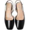 imageMostrin Womens Chunky Low Heels DOrsay Slingback Block Heel Pumps Closed Square Toe Dress Shoes for Work Office Daily WeddingBlack 02