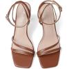 imageMostrin Womens Sandals Strappy Heels for Women Ankle Strap Lace Up Square Open Toe Heels Tie Up Stiletto High Heeled Sandals for Prom Party Daily WearBrown04
