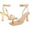 imageMostrin Womens Sandals Strappy Heels for Women Ankle Strap Lace Up Square Open Toe Heels Tie Up Stiletto High Heeled Sandals for Prom Party Daily WearGold04