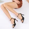 imageMostrin Strappy Heels for Women Square Open Toe Lace Up Heeled Sandals Ankle Strap Sexy Stiletto High Heels for Party Prom Dating WeddingBlack 07