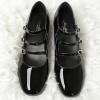 imageMostrin Mary Jane Shoes Women Round Toe Dress Shoes for Women Chunky Low Heels Adjustable Buckle Strap Pumps for Work Office Wedding PartyBlack