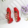 imageMostrin Mary Jane Shoes Women Round Toe Dress Shoes for Women Chunky Low Heels Adjustable Buckle Strap Pumps for Work Office Wedding PartyRed