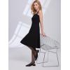 imageMostrin Womens Chunky Low Heels DOrsay Slingback Block Heel Pumps Closed Square Toe Dress Shoes for Work Office Daily WeddingBlack 03