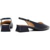 imageMostrin Womens Chunky Low Heels DOrsay Slingback Block Heel Pumps Closed Square Toe Dress Shoes for Work Office Daily WeddingNavyblue 03