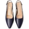 imageMostrin Womens Chunky Low Heels DOrsay Slingback Block Heel Pumps Closed Square Toe Dress Shoes for Work Office Daily WeddingNavyblue 03