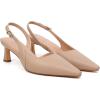 imageMostrin Kitten Heels for Women Slingback Pointed Closed Toe Heels Womens Pumps Shoes for Wedding Party CommutingKh10nude