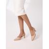 imageMostrin Kitten Heels for Women Slingback Pointed Closed Toe Heels Womens Pumps Shoes for Wedding Party CommutingKh10nude