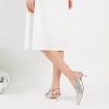 imageMostrin Kitten Heels for Women Slingback Pointed Closed Toe Heels Womens Pumps Shoes for Wedding Party CommutingSilver03