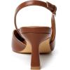 imageMostrin Kitten Heels for Women Slingback Pointed Closed Toe Heels Womens Pumps Shoes for Wedding Party CommutingBrown Pu10