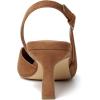 imageMostrin Kitten Heels for Women Slingback Pointed Closed Toe Heels Womens Pumps Shoes for Wedding Party CommutingBrown Suede10