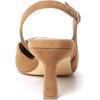imageMostrin Kitten Heels for Women Slingback Pointed Closed Toe Heels Womens Pumps Shoes for Wedding Party CommutingLight Brown Suede10