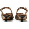 imageMostrin Slingback Kitten Heels for Women Pointed Closed Toe Heels Low Pumps Shoes for Party Work OfficeBrown Zebra