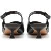 imageMostrin Slingback Kitten Heels for Women Pointed Closed Toe Heels Low Pumps Shoes for Party Work OfficeChoc Croc