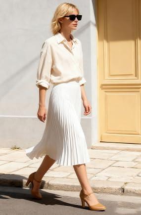 imageMostrin Womens Chunky High Heels Closed Toe Ankle Strap Pumps Vintage Party Work Office Pumps Shoes Comfortable Dress Shoes for WomenLight Brown