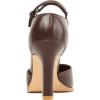 imageMostrin Womens Chunky High Heels Closed Toe Ankle Strap Pumps Vintage Party Work Office Pumps Shoes Comfortable Dress Shoes for WomenDark Brown