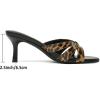 image:imageMostrin Kitten Heels for Women Pointed Toe Vintage Mules Heels Sexy Slip on Stiletto Backless Sandals for Party Wedding DailyLeopard 01