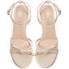 image:imageMostrin Strappy Heels for Women Lace Up Ankle Strap Round Open Toe Stiletto High Heels Womens Heeled Sandals for Prom Party DailyNude10