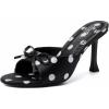 image:imageMostrin Kitten Heels for Women Round Toe Heels With Bow Vintage Mules Sexy Slip on Stiletto Backless Sandals for Party DailyPolka Dot