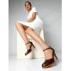 image:imageMostrin Closed Toe Chunky High Heels Comfortable Dress Shoes for Women Pumps Vintage Heels Dressy Wedding Party Formal Office Business DOrsay Pumps ShoesDark Brown