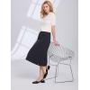 image:imageMostrin Black Chunky Low Heels for Women DOrsay Slingback Block Heel Pumps Closed Square Toe Mary Jane Dress Shoes for Work Office Daily Wedding