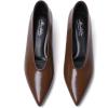 image:imageMostrin Kitten Heels for Women Pointed Closed Toe Heels Low Pumps Shoes for Party Work OfficeChoc Brown