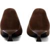 image:imageMostrin Kitten Heels for Women Pointed Closed Toe Heels Low Pumps Shoes for Party Work OfficeEspresso Suede