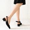 image:imageMostrin Womens Chunky Low Heels DOrsay Slingback Block Heel Pumps Closed Square Toe Dress Shoes for Work Office Daily WeddingBlack 05