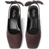 image:imageMostrin Womens Chunky Low Heels DOrsay Slingback Block Heel Pumps Closed Square Toe Dress Shoes for Work Office Daily WeddingDarkbrown 05