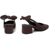 image:imageMostrin Womens Chunky Low Heels DOrsay Slingback Block Heel Pumps Closed Square Toe Dress Shoes for Work Office Daily WeddingDarkbrown 05