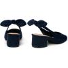 image:imageMostrin Womens Chunky Low Heels DOrsay Slingback Block Heel Pumps Closed Square Toe Dress Shoes for Work Office Daily WeddingNavyblue 05