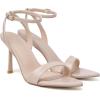 image:imageMostrin Strappy Heels for Women Lace Up Ankle Strap Round Open Toe Stiletto High Heels Womens Heeled Sandals for Prom Party DailyNude 06