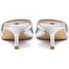 image:imageMostrin Kitten Heels for Women Pointed Toe Vintage Mules Heels Sexy Slip on Stiletto Backless Sandals for Party Wedding DailySilver