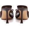 image:imageMostrin Kitten Heels for Women Round Toe Heels With Bow Vintage Mules Sexy Slip on Stiletto Backless Sandals for Party DailyDark Brown