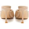 image:imageMostrin Kitten Heels for Women Round Toe Heels With Bow Vintage Mules Sexy Slip on Stiletto Backless Sandals for Party DailyNude08