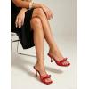 image:imageMostrin Kitten Heels for Women Round Toe Heels With Bow Vintage Mules Sexy Slip on Stiletto Backless Sandals for Party DailyRed03