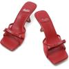 image:imageMostrin Kitten Heels for Women Round Toe Heels With Bow Vintage Mules Sexy Slip on Stiletto Backless Sandals for Party DailyRed03