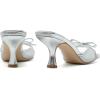 image:imageMostrin Kitten Heels for Women Round Toe Heels With Bow Vintage Mules Sexy Slip on Stiletto Backless Sandals for Party DailySilver03