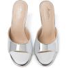image:imageMostrin Kitten Heels for Women Round Toe Heels With Bow Vintage Mules Sexy Slip on Stiletto Backless Sandals for Party DailySilver08