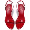image:imageMostrin Strappy Heels for Women Lace Up Ankle Strap Round Open Toe Stiletto High Heels Womens Heeled Sandals for Prom Party DailyRed08