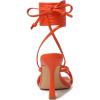 image:imageMostrin Womens Sandals Strappy Heels for Women Lace Up Heels Tie Up High Heeled Sandals for Prom Party Wedding Daily WearOrange
