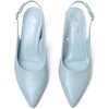 image:imageMostrin Block Slingback Heels for Women Pointed Closed Toe Chunky Heels Office Work Shoes Womens Pumps for Business CasualLight Blue
