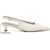 image:imageMostrin Kitten Heels for Women Pointed Closed Toe Heels Low Pumps Shoes for Party Work OfficeCream White