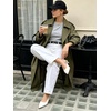 image:imageMostrin Kitten Heels for Women Pointed Closed Toe Heels Low Pumps Shoes for Party Work OfficeCream White