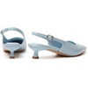 image:imageMostrin Kitten Heels for Women Pointed Closed Toe Heels Low Pumps Shoes for Party Work OfficeLight Blue