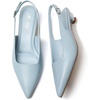 image:imageMostrin Kitten Heels for Women Pointed Closed Toe Heels Low Pumps Shoes for Party Work OfficeLight Blue